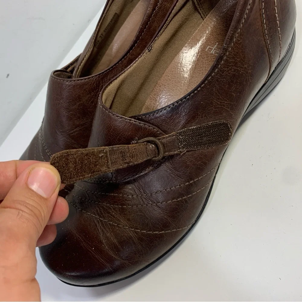 Dansko Franny Women's Slip On Loafers Comfort Shoes Size EU 37 US6 Leather Brown - Picture 10 of 14